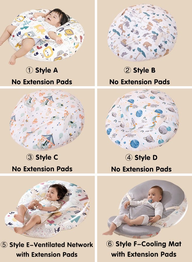 Nursing Pillows for Breastfeeding, Baby Feeding Pillow with Adjustable Seat Belt  - Image 2