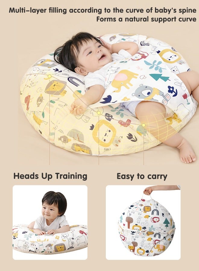 Nursing Pillows for Breastfeeding, Baby Feeding Pillow with Adjustable Seat Belt  - Image 5