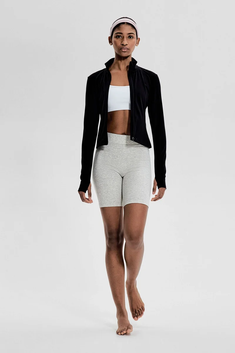 اتش اند ام حمالة صدر رياضية ببطانة خفيفة من خامة دراي موف