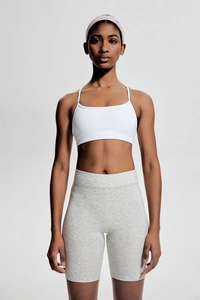 اتش اند ام حمالة صدر رياضية ببطانة خفيفة من خامة دراي موف