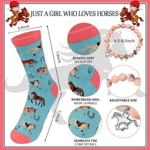 JMTMBR Horse Gifts for Girls Women, Hobby Horse Stuff for Girl, Horses Themed Gift Accessories for Her, Equestrian Girls, Horses Lover Gifts for Women - Image 3