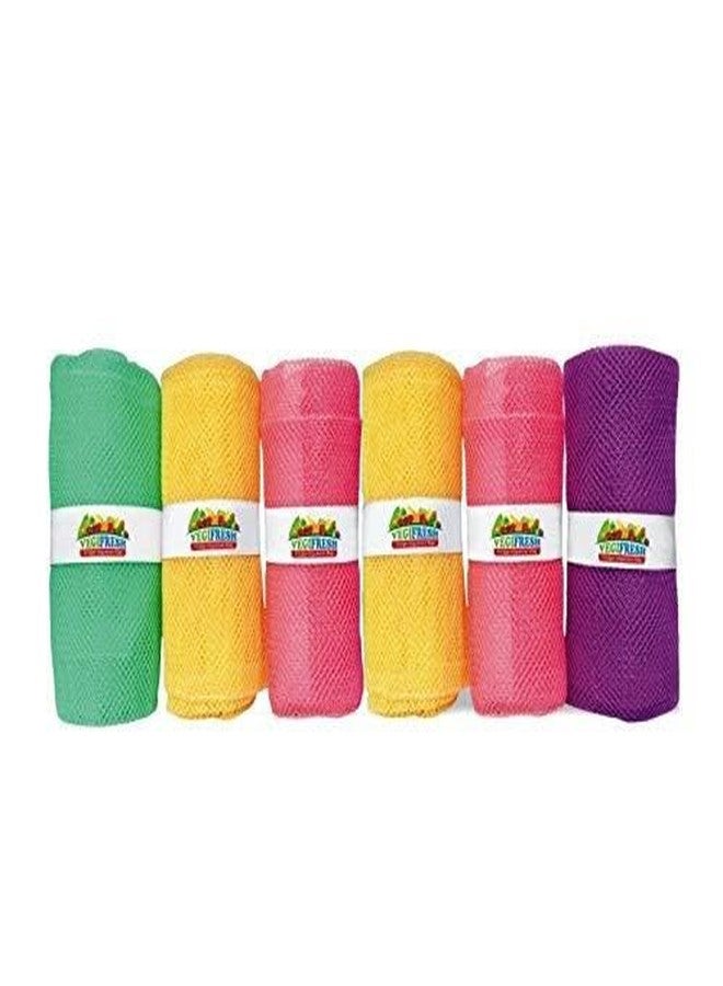 VIMAL JONNEY Vegifresh-Premium (Reusable & Washable) Vegetables & Fruits Fridge Organizer Bags (Pack of 6) - Image 1
