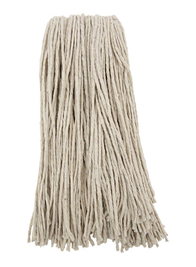 Boardwalk Premium Cut-End Wet Mop Heads, Cotton, 16oz, White, 12/Carton - Image 1