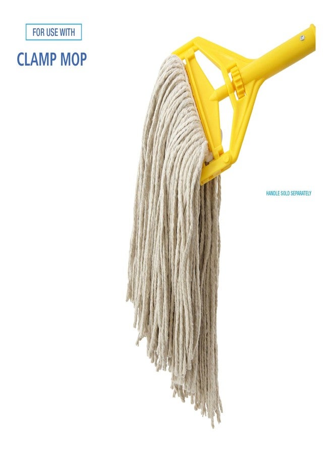Boardwalk Premium Cut-End Wet Mop Heads, Cotton, 16oz, White, 12/Carton - Image 3