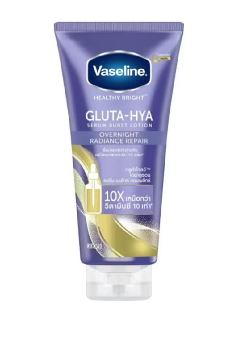 Vaseline Healthy Bright Gluta HYA Burst Night Serum Lotion 300 ML
