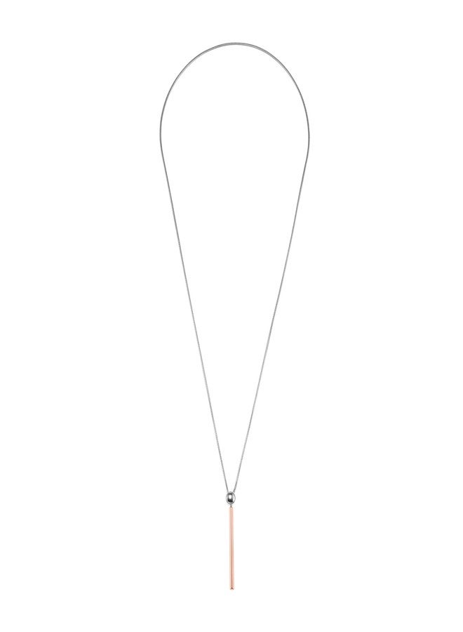 Skagen قلادة سكاكن النسائية أمالي ذات اللونين (الموديل: SKJ0913998) - Image 1