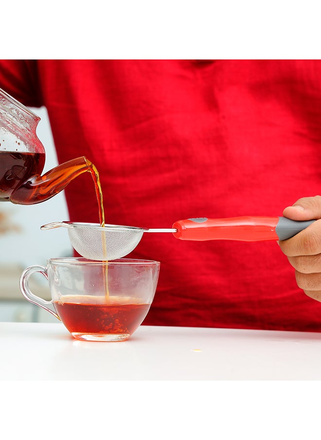 DELCASA - Stainless Steel Tea Strainer Elegant Design DC1939  Tea Strainer with PP Handle - Image 1
