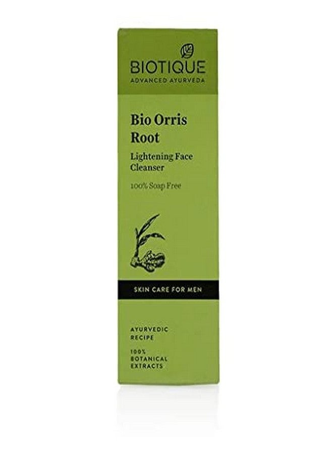 Biotique Bio Orris Root Lightening Face Cleanser | Wash for Men, 100% Soap Free, 120 ml - Image 4