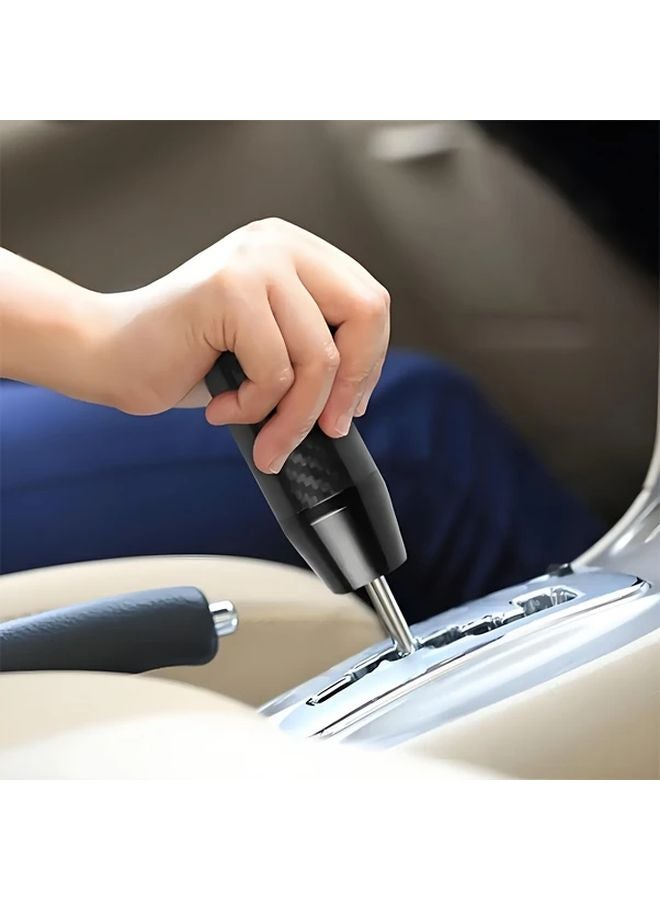 مقبض ناقل الحركة الكربون الأحمر JDM سباق سداسي الأضلاع من سبائك الألومنيوم غير المنزلق مناسب مباشرة - Image 5