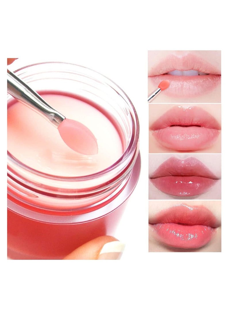 KASTWAVE Lip Sleeping Mask, Moisturizing Berry Lip Mask, Day and Night Repair Lip Balm, Moisture Repair Lip Balm for Chapped Cracked Dry Lips, Reduce Lip Lines, 20g  - Image 5