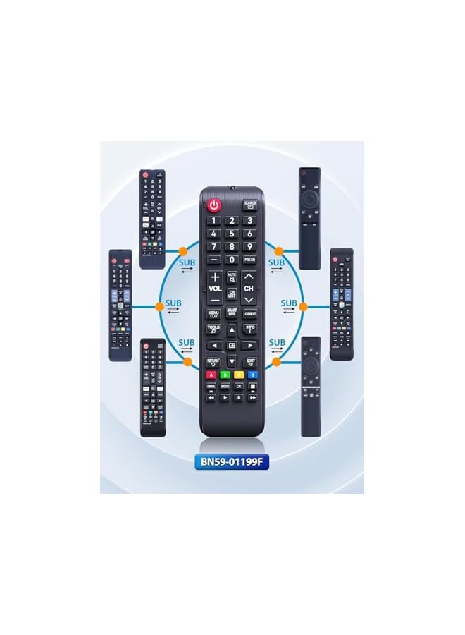 The Bros Universal remote control for all Sam Smart LCD LED SUHD UHD HDTV 3D TVs - Image 3