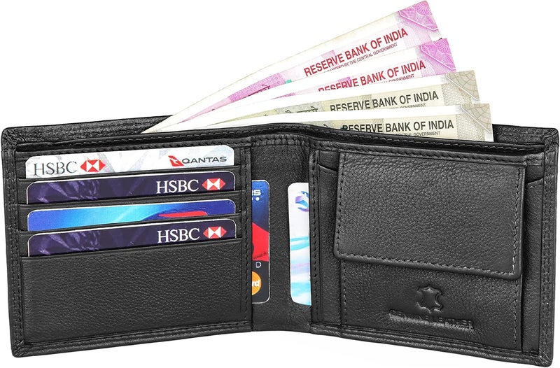 Wildhorn Rfid Protected Genuine Leather Wallet For Men (Black) - Image 3