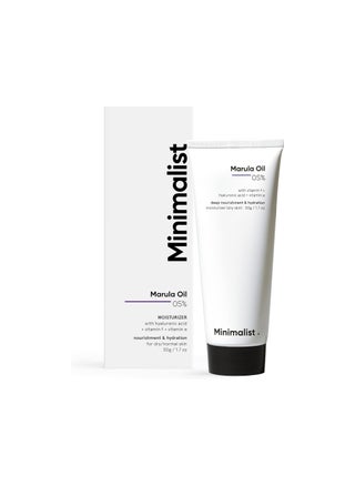 Minimalist Marula Oil 5% Face Moisturizer For Dry Skin With Hyaluronic Acid For Deep Nourishment & Hydration, For Men & Women - pzsku/Z2D68FDBFC7561876F23BZ/45/1750244916/45538125-818d-4162-990d-94907f7d02be