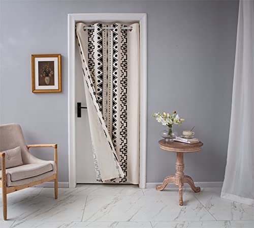 F-CHU Boho Door Curtains for Doorways Privacy,Room Divider Curtains, Insulated Curtains,1 Panel 47x79 inch,Suitable for Door Width27-39inch (NOT Include Rome Bar, Telescopic Rod) - Image 4