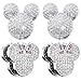 Pangpai Bling Car Hooks Cute Rhinestones Car Organizer Interior Accessories Car Dashboard Decorations Hook for Grocery Bags Umbrellas Handbag Purse 4 Pack - Image 2