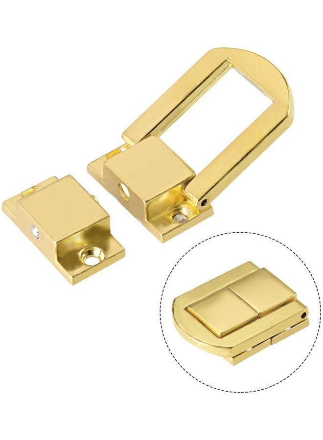 ROBUSTLINE 4 Pieces Toggle Latch Retro Style Decorative Hasp Jewelery Suitcase Box Catch Screws - Image 2