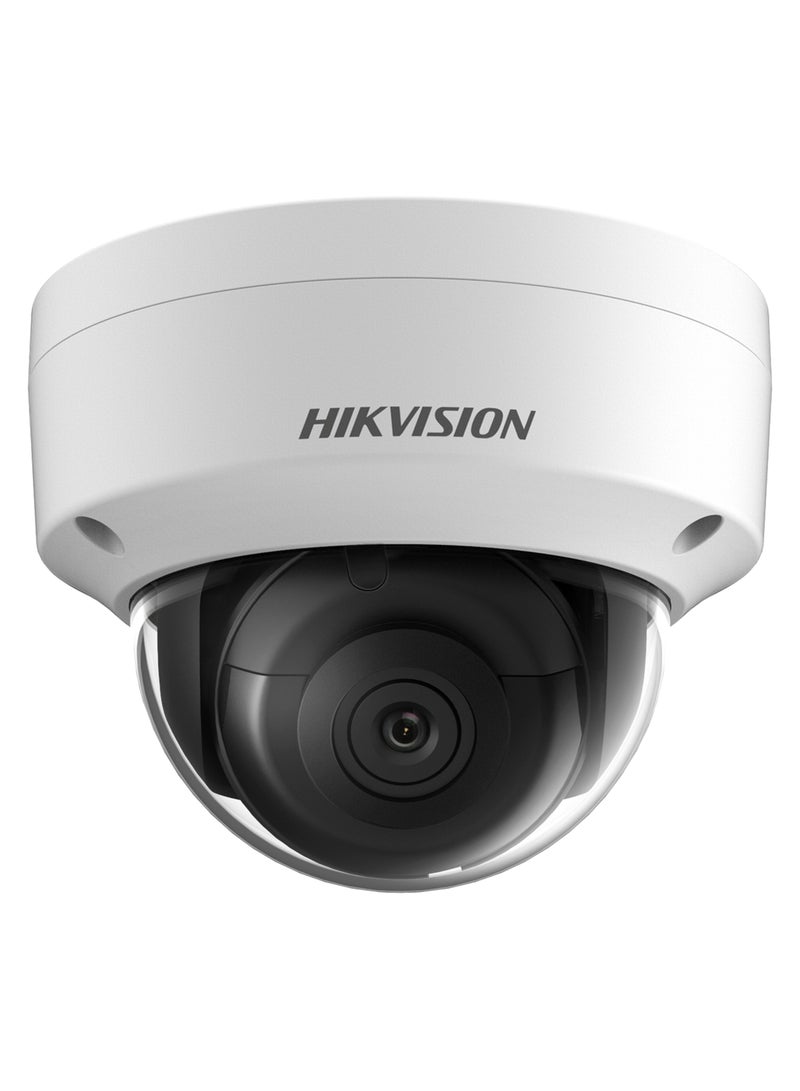 HIKVISION DS-2CD3151G0-I 5MP Fixed Dome Network Camera, 1/2.7" CMOS, H.265+/H.265/H.264+, WDR 120dB, 40m IR Range, PoE, IP67, IK10, Motion Detection, Line Crossing, Intrusion Detection, Audio Compression, MicroSD Support Up to 256GB, 3D DNR, 2.8mm Fixed Focal Lens, 30fps, Vandal-Proof, Weatherproof - Image 1