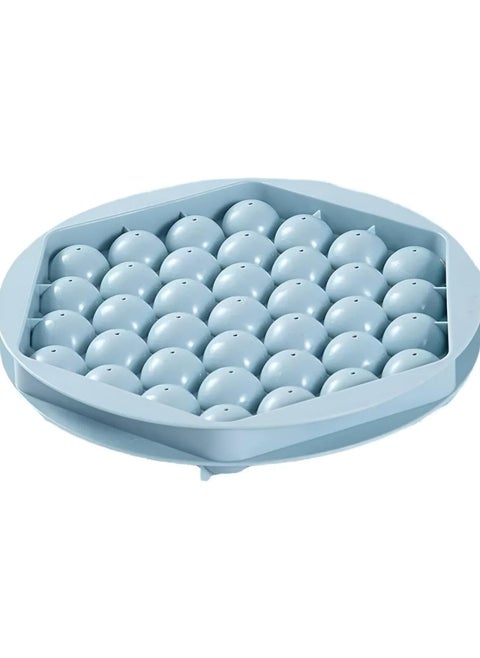 Round Ice Cube Tray with Lid 1 Piece Random Color