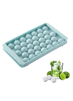 Round Ice Cube Tray with Lid 1 Piece Random Color