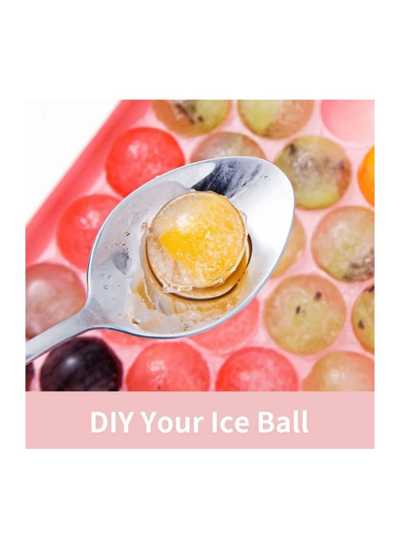 Generic - Round Ice Cube Tray with Lid 1 Piece Random Color - Image 1