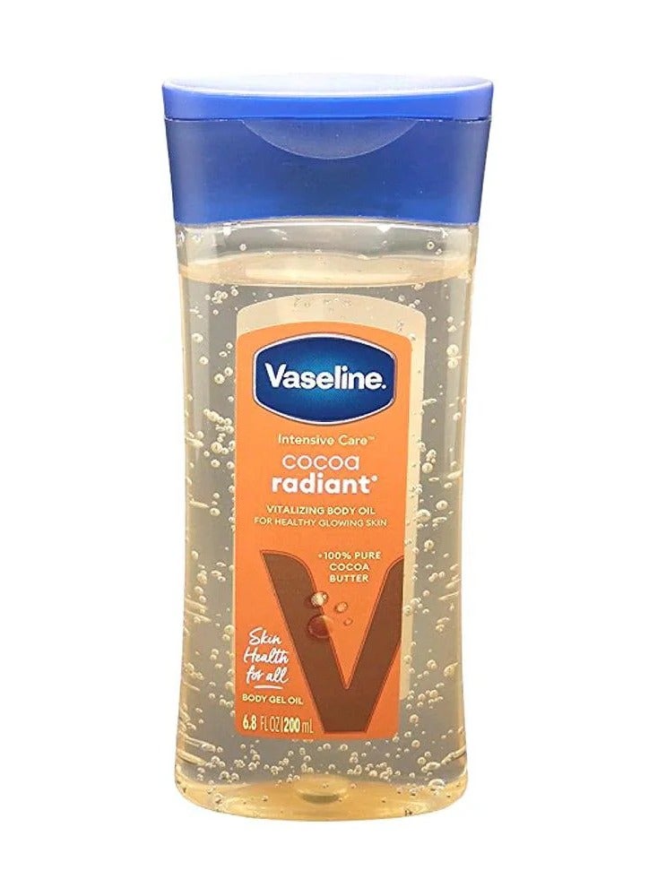 فازلين زيت الجسم إنتينسيف كير مع زبدة الكاكاو النقية 200ملليلتر