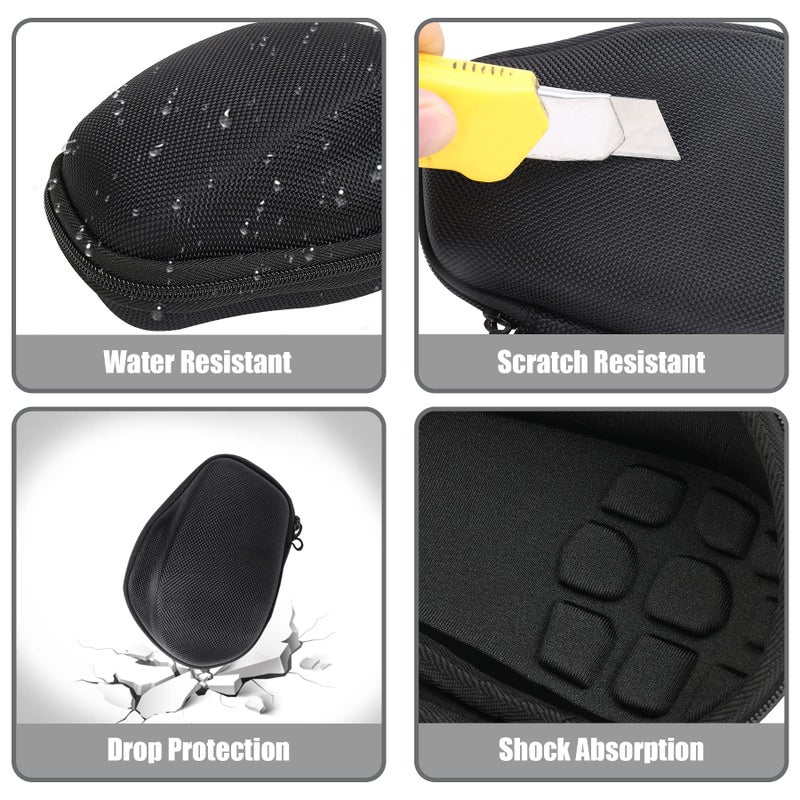Aenllosi Hard Carrying Case Replacement for Logitech MX Master 4 / MX Master 3 / MX Master 3S Advanced Wireless Mouse (Black) - Image 5