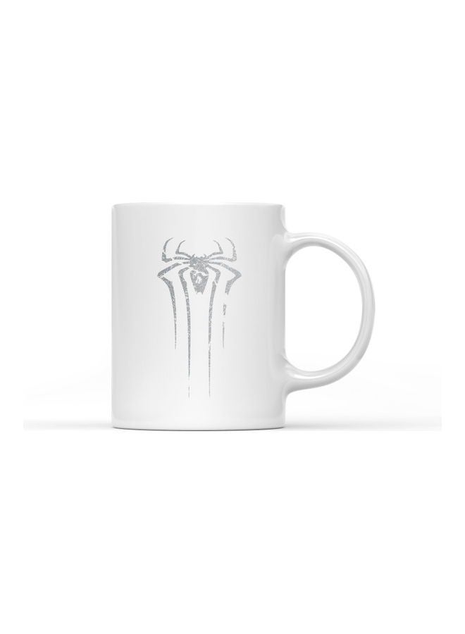 LIT Spider Printed Coffee White Mug - Image 1