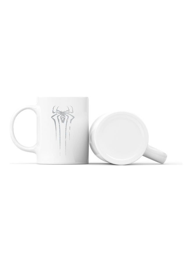 LIT Spider Printed Coffee White Mug - Image 2