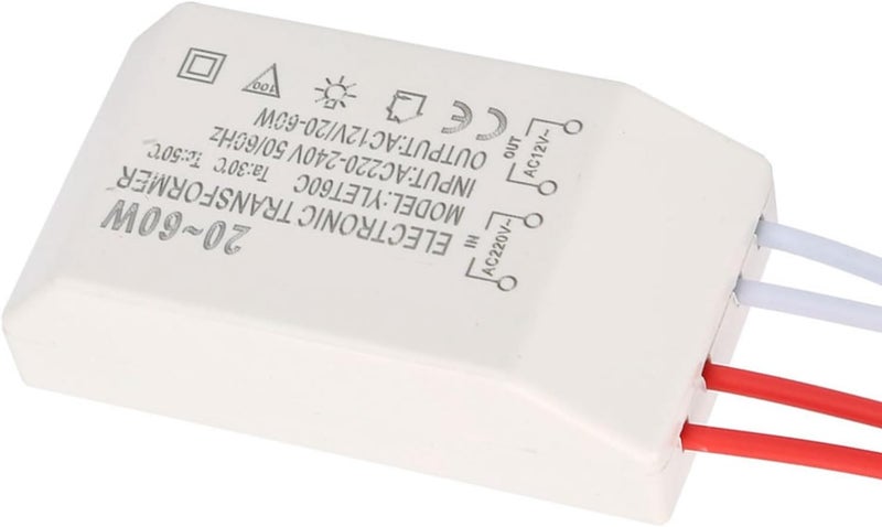 TOPINCN Electronic Transformer 220V to 12V 20-60W Dimmable G4 - Image 1