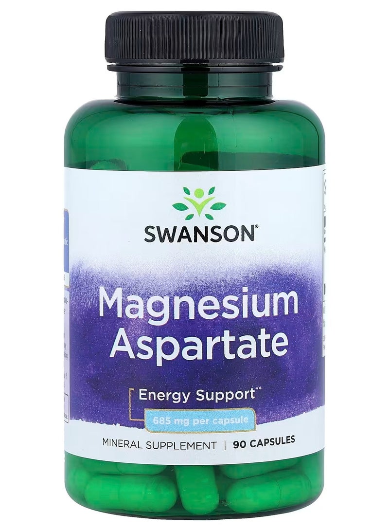 سوانسون، أسبارتات المغنيسيوم، 685 ملغ، 90 كبسولة
