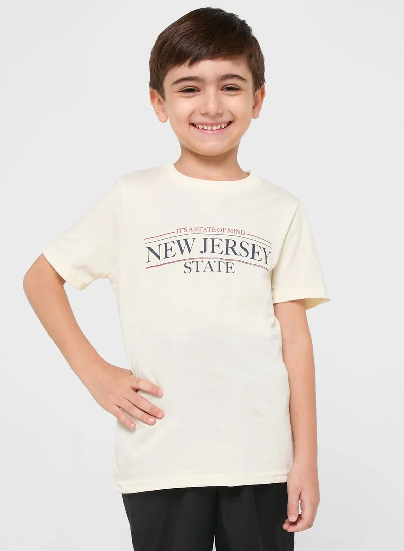 Pinata Boys Text Printed T-Shirt