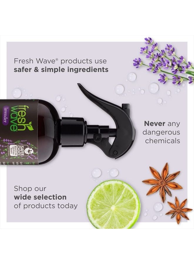 Fresh Wave Lavender Odor Eliminator Spray & Air Freshener, 8 oz. | Pack of 2 | Odor Absorbers for Home | Safer Odor Relief | Natural Plant-Based Odor Eliminator | For Furniture, Fabrics & Trash - Image 4