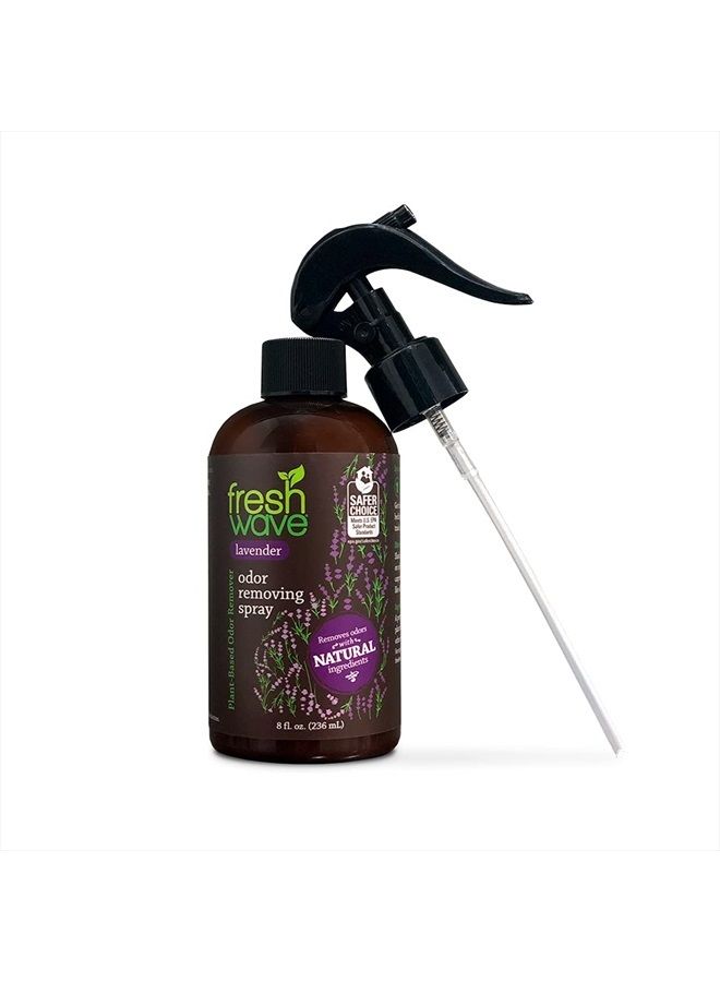 Fresh Wave Lavender Odor Eliminator Spray & Air Freshener, 8 oz. | Pack of 2 | Odor Absorbers for Home | Safer Odor Relief | Natural Plant-Based Odor Eliminator | For Furniture, Fabrics & Trash - Image 5