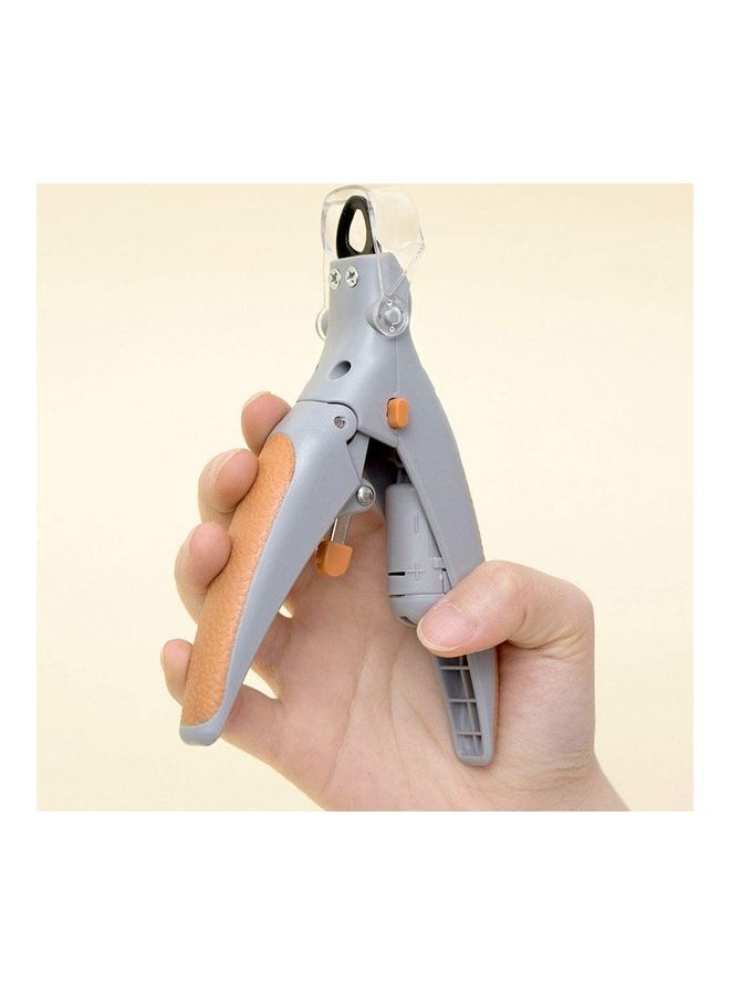 NIBEMINENT Pet Nail Clipper Grey/Orange - Image 1