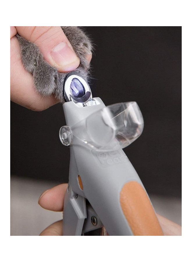 NIBEMINENT Pet Nail Clipper Grey/Orange - Image 2