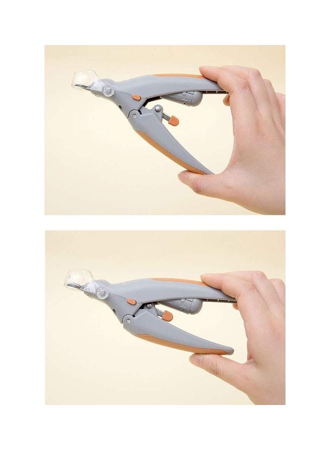 NIBEMINENT Pet Nail Clipper Grey/Orange - Image 4
