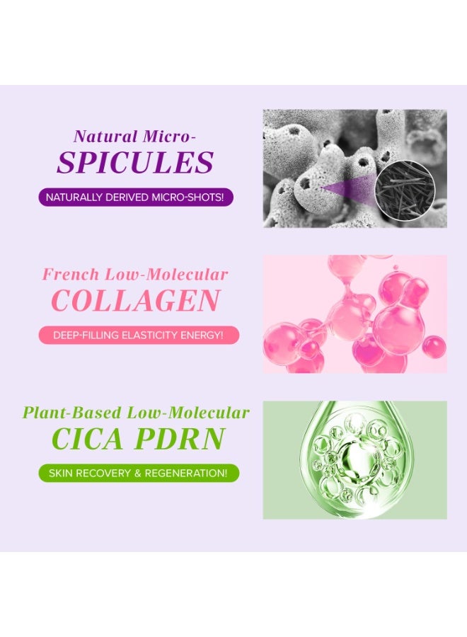 Mary & May  كريم الترطيب Mary&May Spicule Collagen PDRN | يحتوي على سبايكولات بحرية وكولاجين فرنسي لشدّ البشرة وتعزيز مرونتها | مع سيراميد وبانثينول مناسب للبشرة الحساسة | 15 جم - Image 5