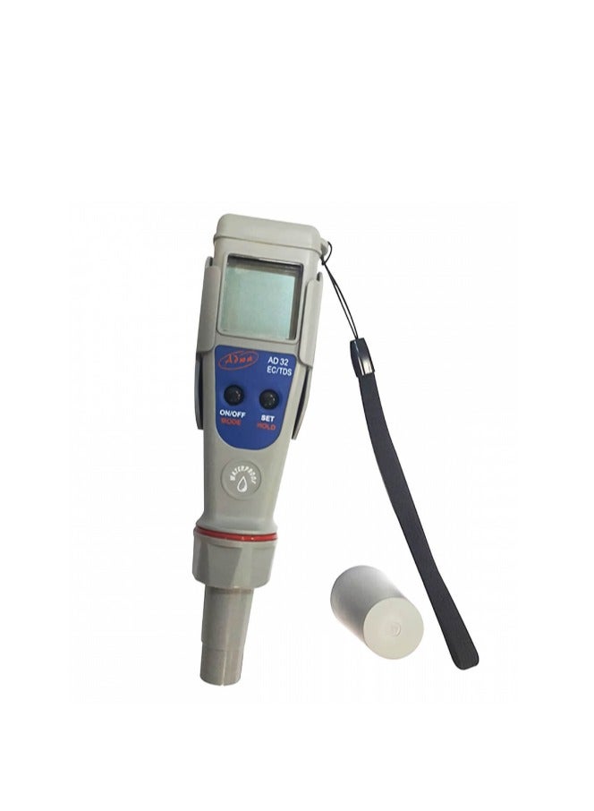 Adwa جهاز AD32 للجيب لقياس التوصيل الكهربائي ونسبة ملوحة الماء TDS ودرجة حرارتها مع قطب كهربائي - Image 1