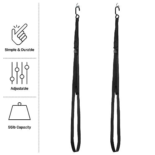 RAD Sportz Single Kayak Rack - 55lb Capacity Wall or Ceiling Storage Straps for Surfboards, Paddleboards, SUP, or Canoe - Adjustable Kayak Hanger by RAD Sportz - Image 3