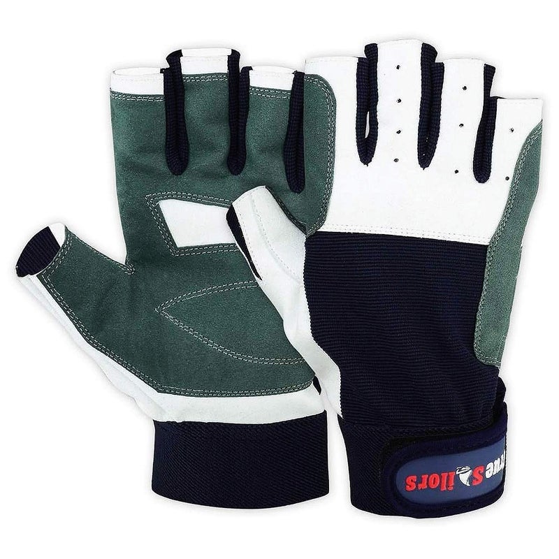 MRX BOXING & FITNESS MRX Sailing Gloves Fishing Kayak Gloves for Men & Women Rowing Water Ski Canoe Paddle Gloves Sailing Gear Women Paddling Gloves | Sailing Gloves for Men & Women Short Finger Sailing Kayaking Gloves - Image 1