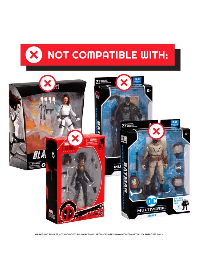 ايفورترو علبة حماية لصندوق عرض شخصيات الحركة من سلسلة Marvel Legends مقاس 6 بوصات - عبوة من 10 قطع - بلاستيك شفاف للغاية للحيوانات الأليفة، علب واقية مقاومة للخدش - Image 3