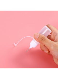 ROSENICE rosenice Needle Bottle 10ml Needle Tip Glue Bottle Applicator for DIY 10Pcs(White)  - Image 2