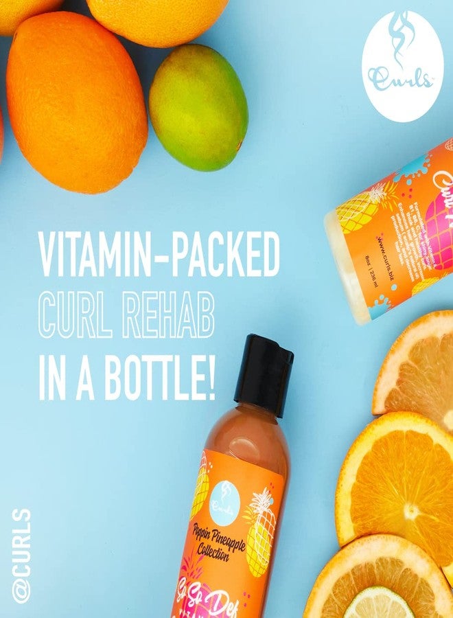 Curls Poppin Pineapple So So Def Vitamin C Defining Jelly - Shinier, Longer, Thicker, Healthier Hair - Hydrating and Frizz Free - All Curly Hair Types - 8 Oz - Image 2