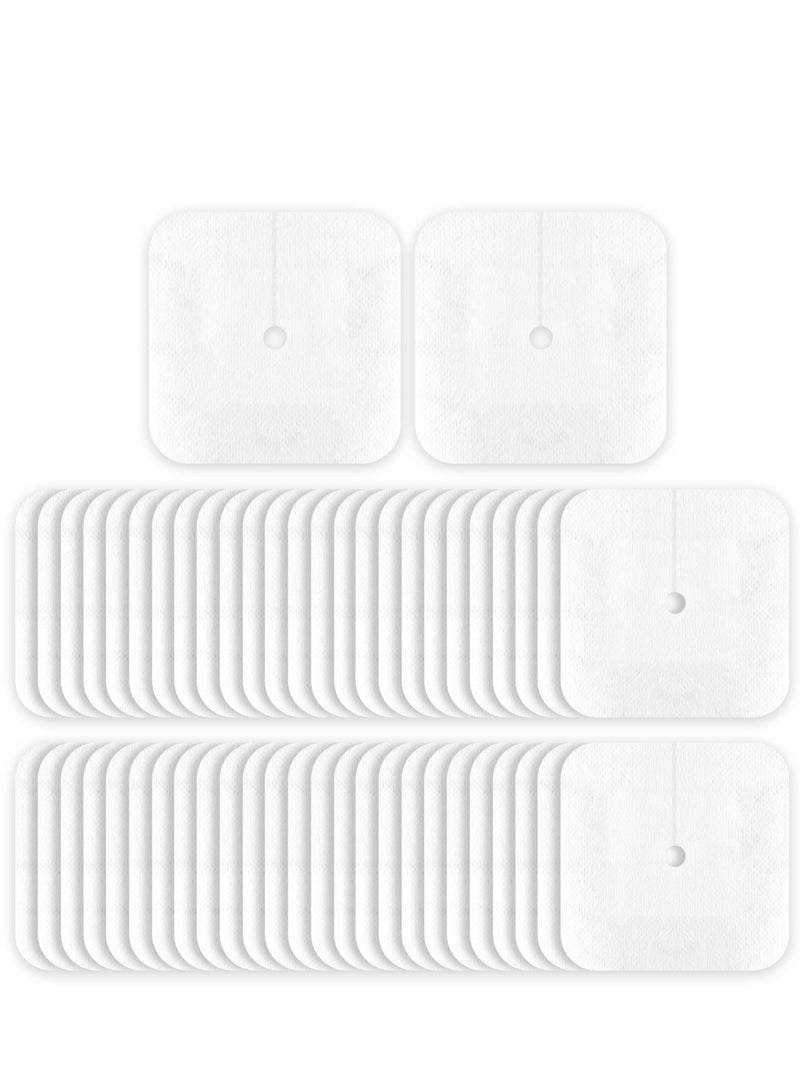 Feeding Tube Pad, Gtube Covers Split Drain Adhesive Bandage PD Dialysis Catheter Patch PEG J Foley Tubing Stabilization Device(Pack of 30 4 x 4 Inch) - Image 1