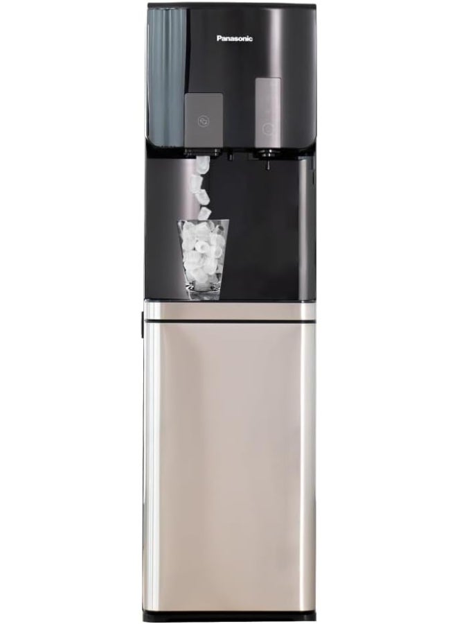 Panasonic 2 in 1 Bottom Loading Water Dispenser with Ice Maker, SDM-WD4534BG, Auto ice Making, Dual Touchless,Big Ice Capacity, UV LED Sterilization, Touch Pad Dispensing, Stainless Steel, SDM-WD4534BG 4 L SDM-WD4534BG ‎Black / Stainless Steel - Image 1