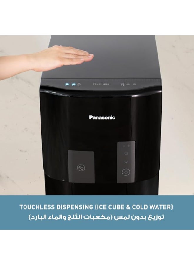 Panasonic 2 in 1 Bottom Loading Water Dispenser with Ice Maker, SDM-WD4534BG, Auto ice Making, Dual Touchless,Big Ice Capacity, UV LED Sterilization, Touch Pad Dispensing, Stainless Steel, SDM-WD4534BG 4 L SDM-WD4534BG ‎Black / Stainless Steel - Image 3