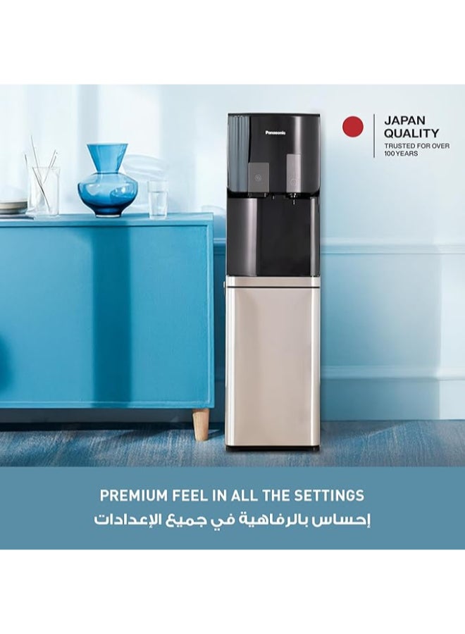 Panasonic 2 in 1 Bottom Loading Water Dispenser with Ice Maker, SDM-WD4534BG, Auto ice Making, Dual Touchless,Big Ice Capacity, UV LED Sterilization, Touch Pad Dispensing, Stainless Steel, SDM-WD4534BG 4 L SDM-WD4534BG ‎Black / Stainless Steel - Image 4