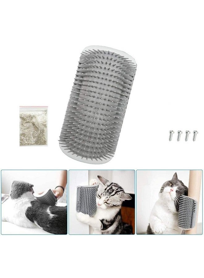 Cat-It Self Grooming Wall Corner Groomers Soft Grooming Brush Massage Short Long Fur Cat Scratcher Head Top Massage Brush Ideal For Kitten And Puppy (Color As Per Available) - Image 3