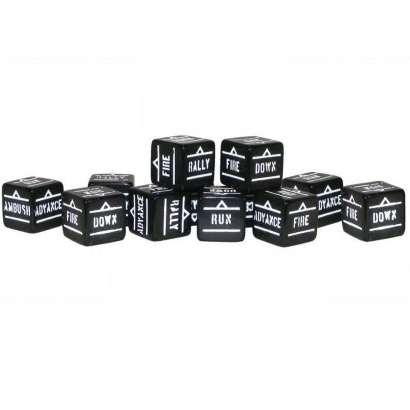 WARLORD GAMES Bolt Action Orders Dice Black Accessory Warlord Games - Image 4
