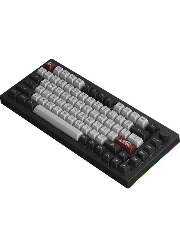 AKKO - 5075B Plus Dracula Castle V3 Cream Yellow Pro Switch RGB Wireless Hotswap Mechanical Gaming Keyboard - Image 1